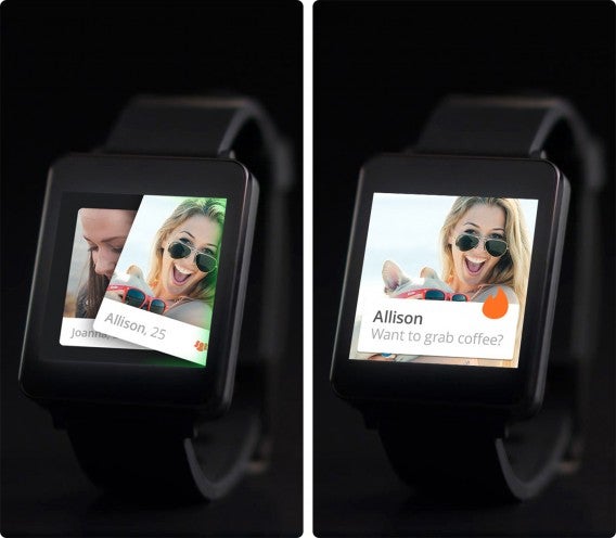 tinder android wear
