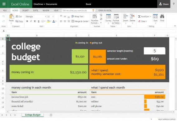 Excel Online Excel Online