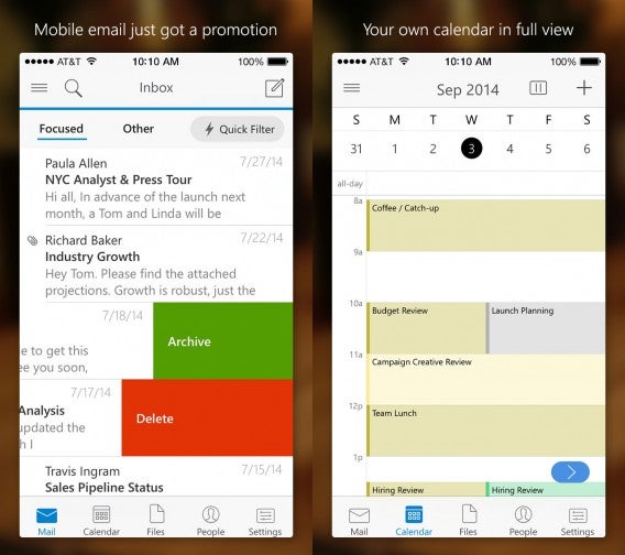 Outlook for  iOS