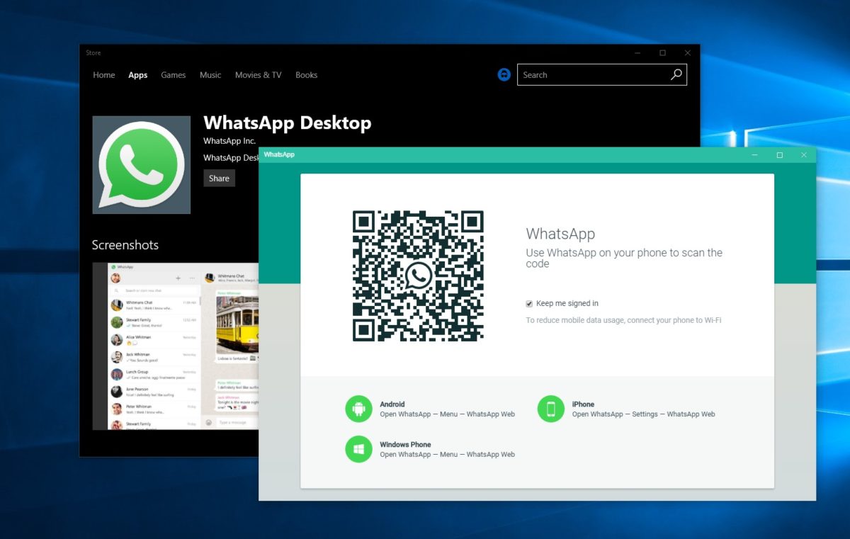 How to use WhatsApp on Windows