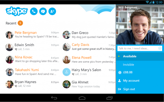 skype android