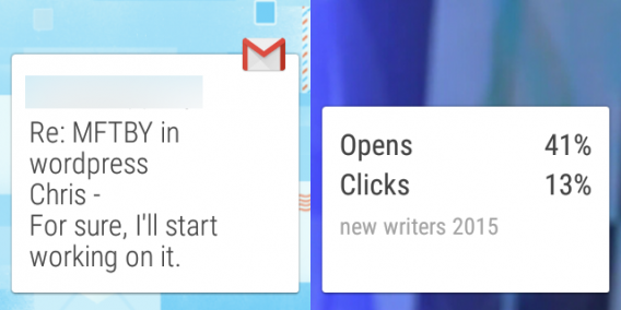 gmail mailchimp android wear