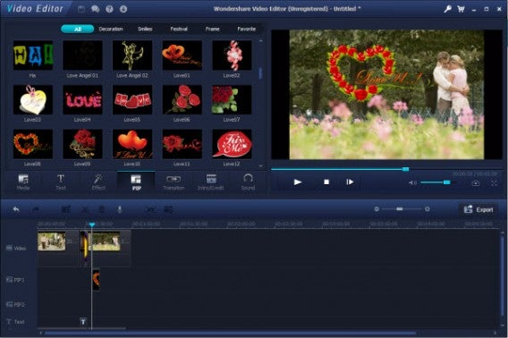 wondershare video editor