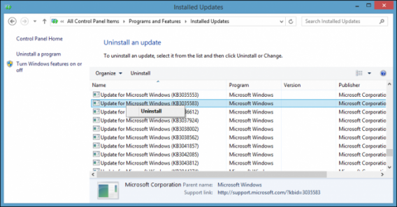 Get rid of Windows 10 icon uninstall 