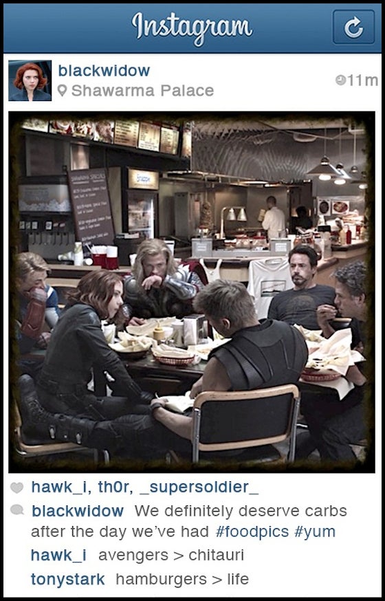 Black Widow Instagram