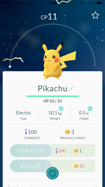 Starting with Pikachu