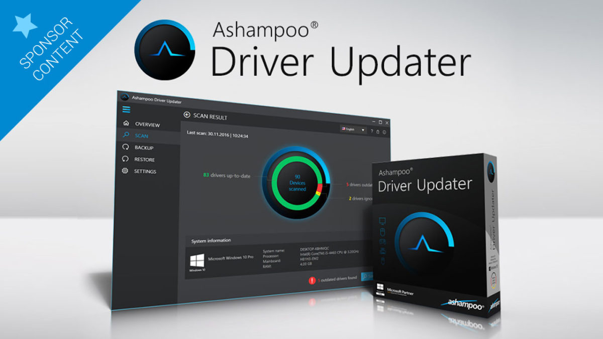 Keep your PC up to date with Ashampoo Driver Updater