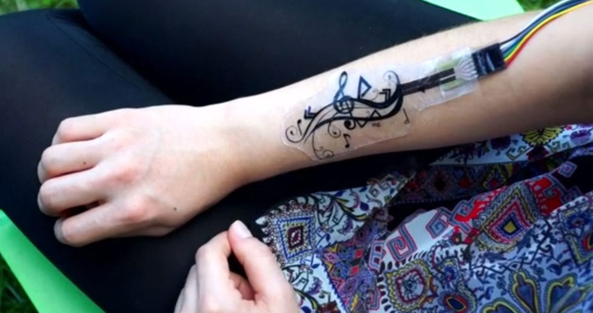 Imagine a Touchscreen Tattoo that could Control your Phone