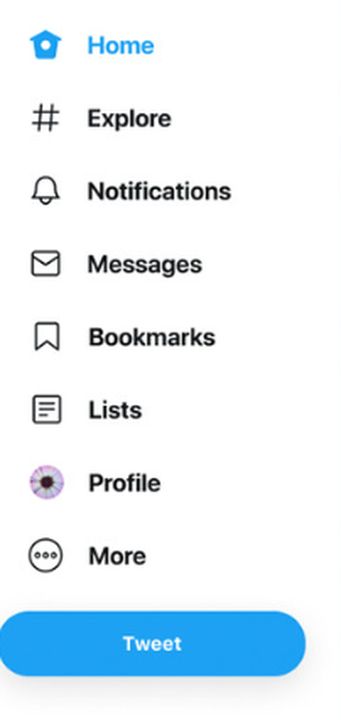Find the settings under the more button on the sidebar
