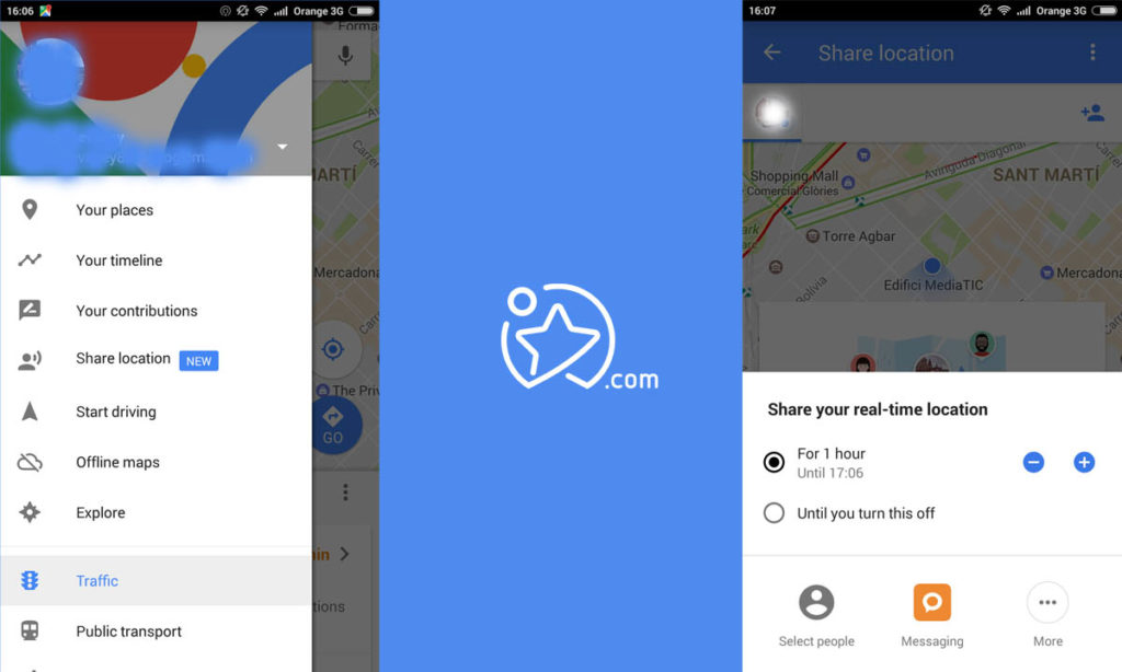 How to Share your Live Location on Google Maps