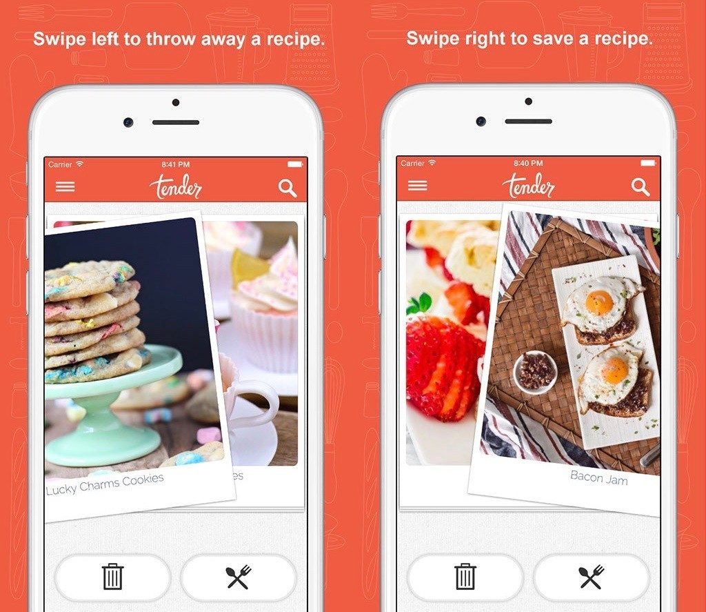 Best foodie apps tender