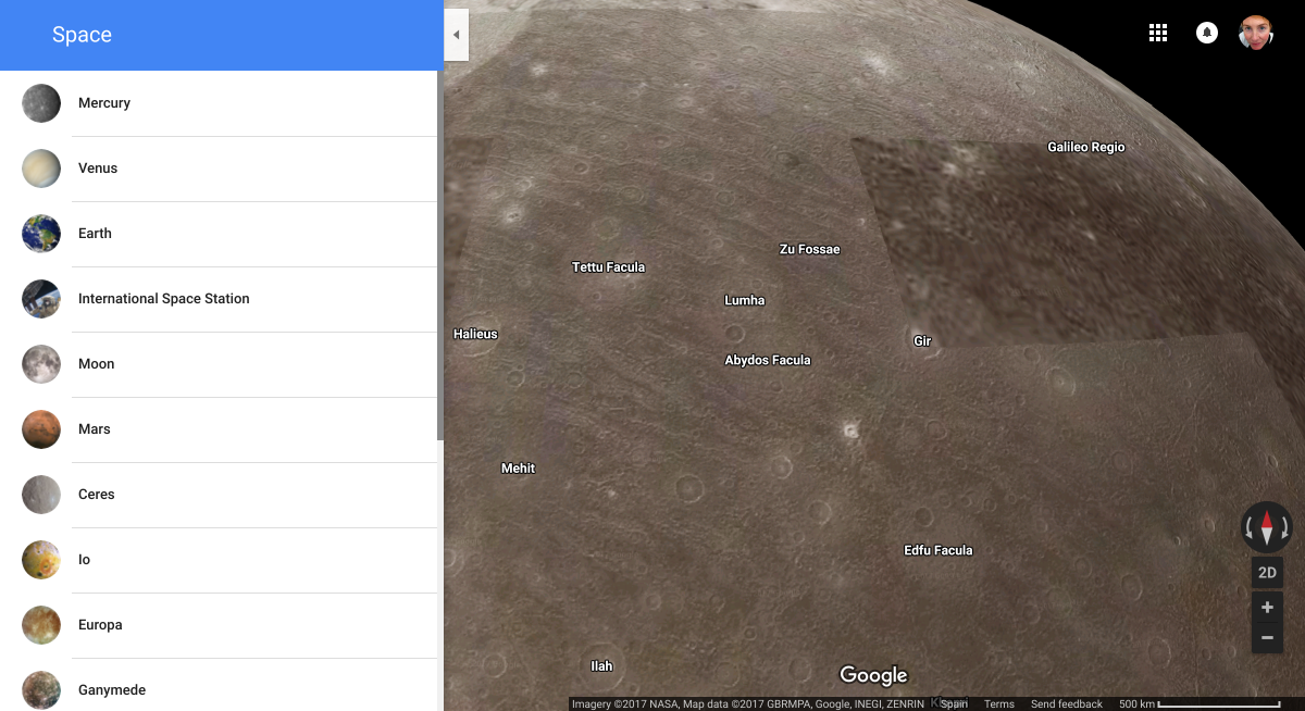 Google Maps: Now With More Planets, Moons