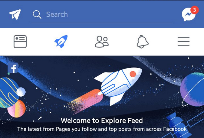Exploring the Facebook Explore feed