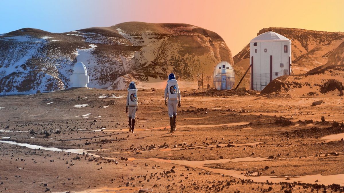 Exposed ice could lead to life on Mars