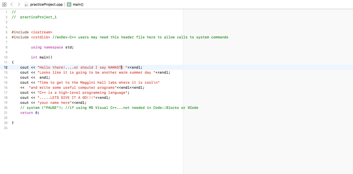 Create a sample program with Code::Blocks - Softonic
