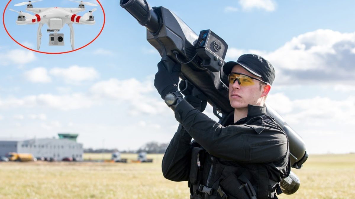 This gun downs pesky drones