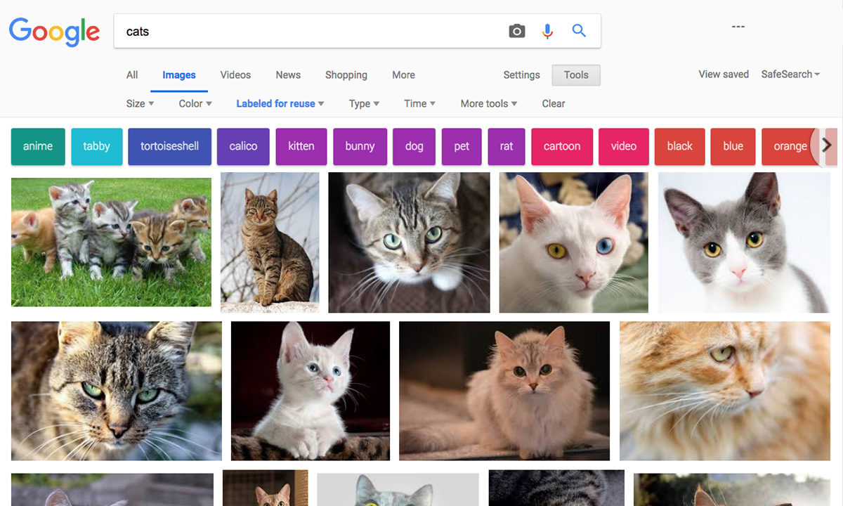 How to get the “view image” button back on Google Image Search