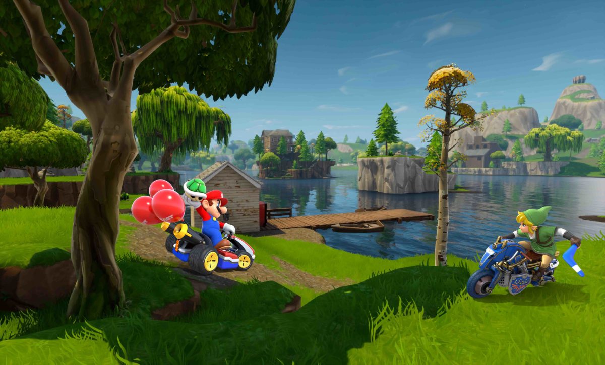 The power of peace: Somebody built a Mario Kart track inside Fortnite!