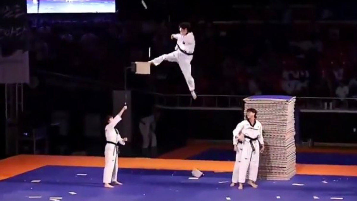 You deserve these 2 minutes of insane martial arts