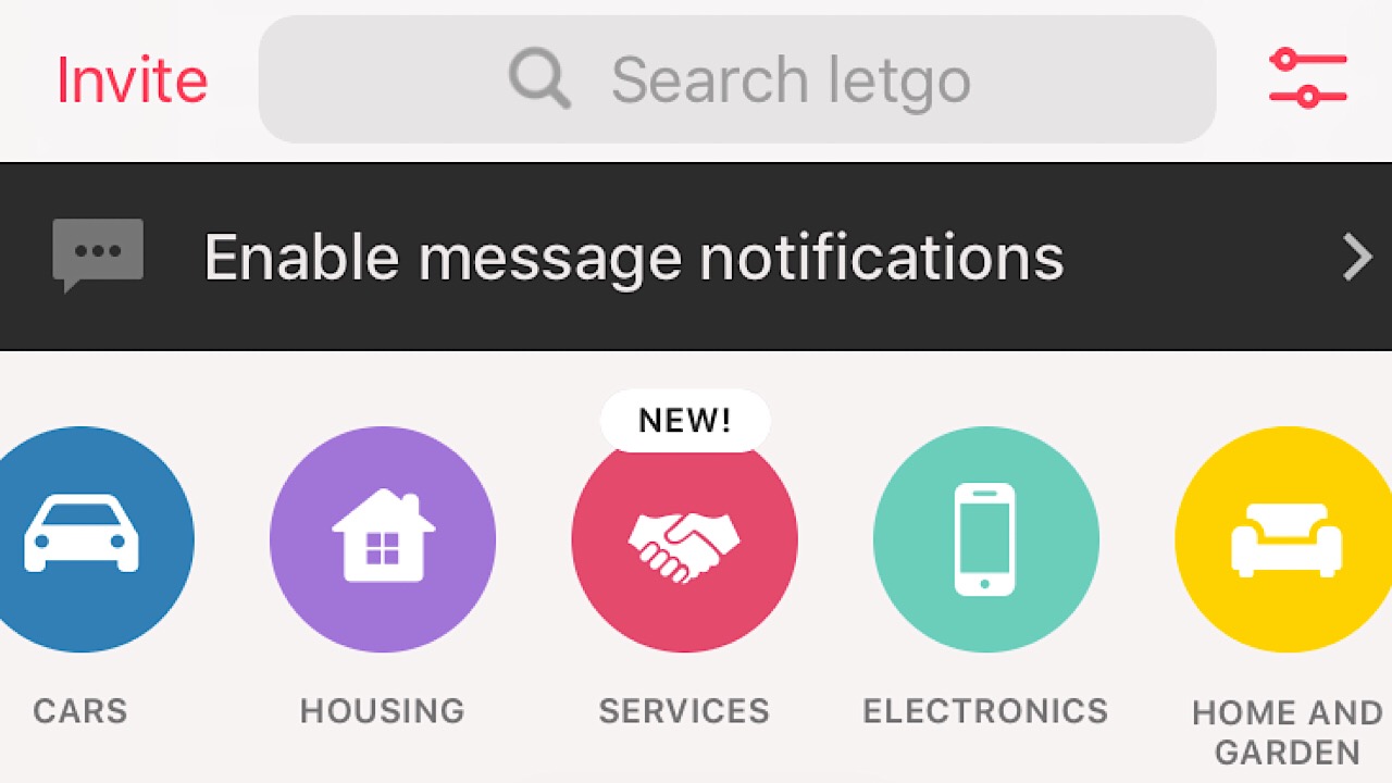 letgo in app screenshot
