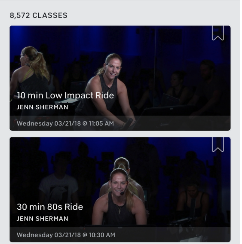 Peloton Digital Classes
