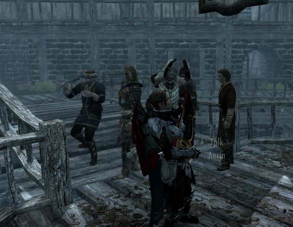 Go busking on the streets of Riften!