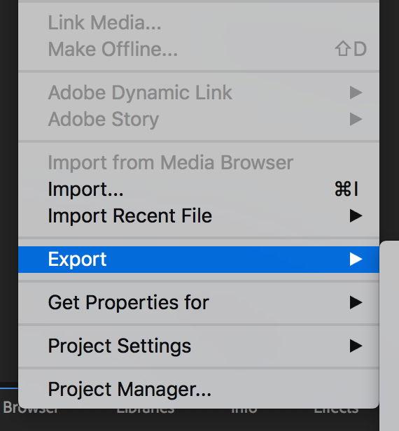 Export screen shot