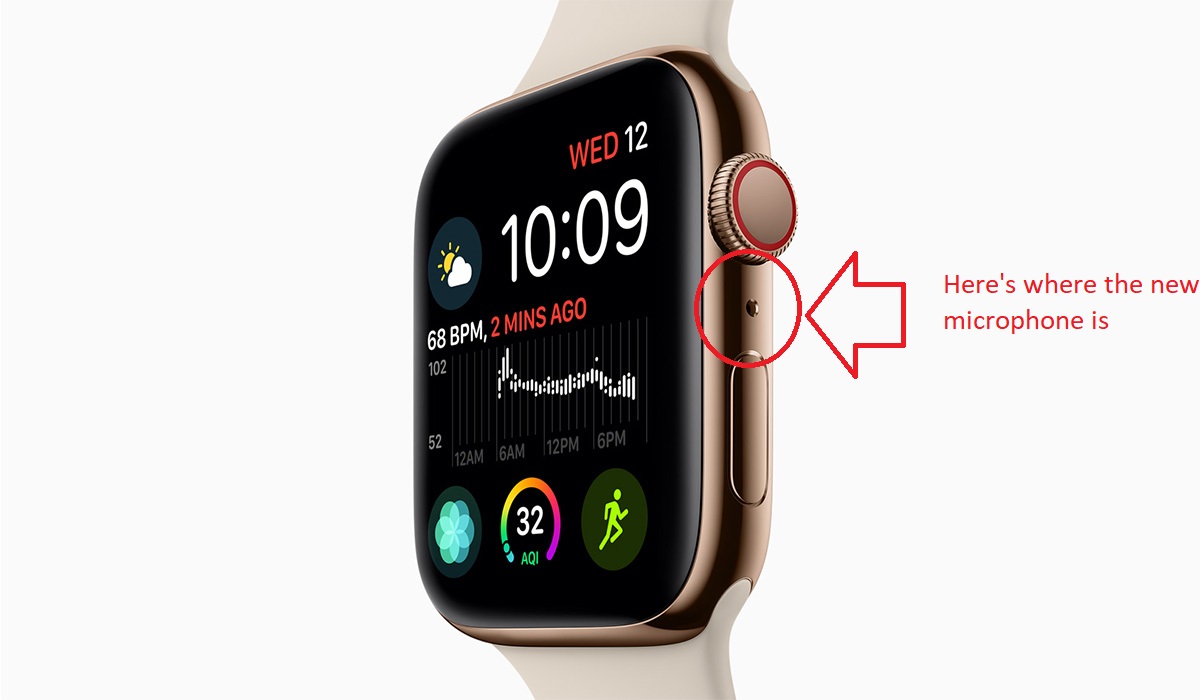 New microphone placement