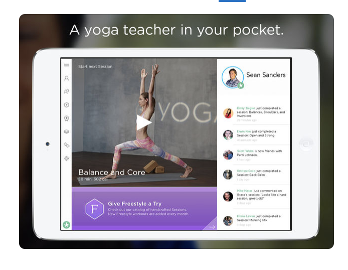 FitStar Yoga iPad
