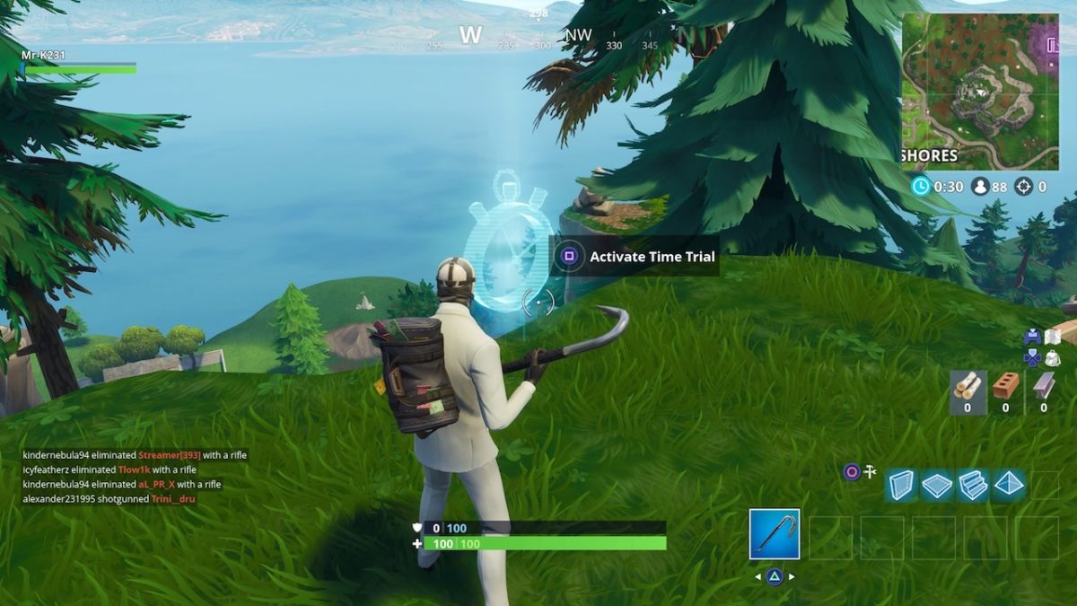 fortnite season 6 timed trial snobby shores