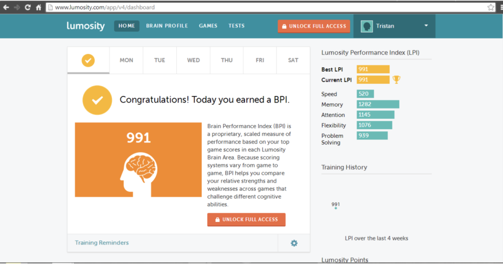 Lumosity App