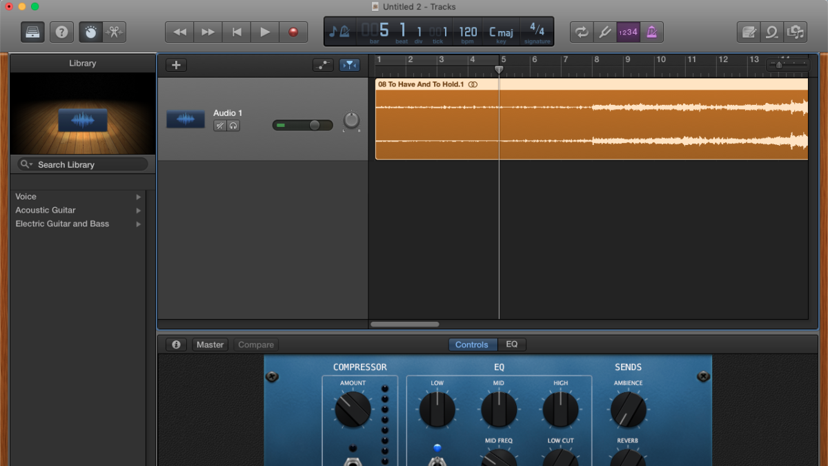 How to use Garageband to edit songs