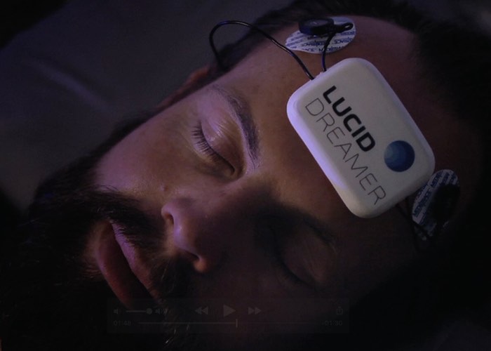 The Lucid Dreamer can be worn comfortably at night