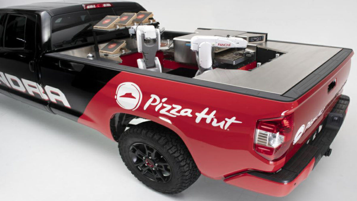 Pizza Hut announces robotic mobile pizza factory