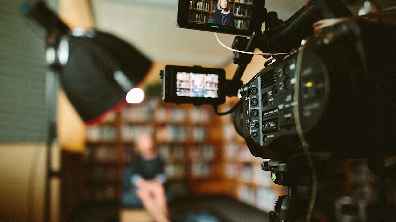 filming a video