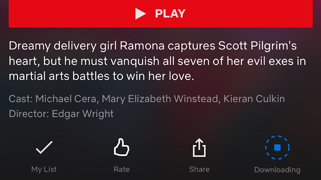 Scott Pilgrim netflix screenshot