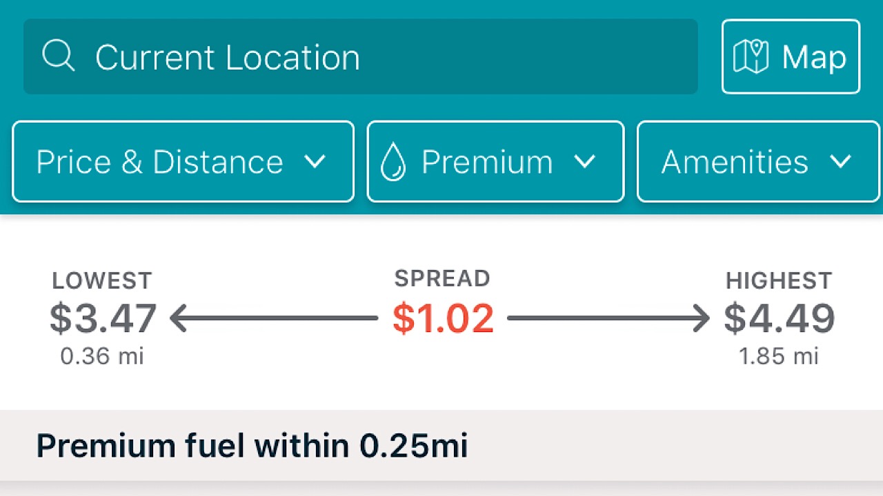GasBuddy screenshot