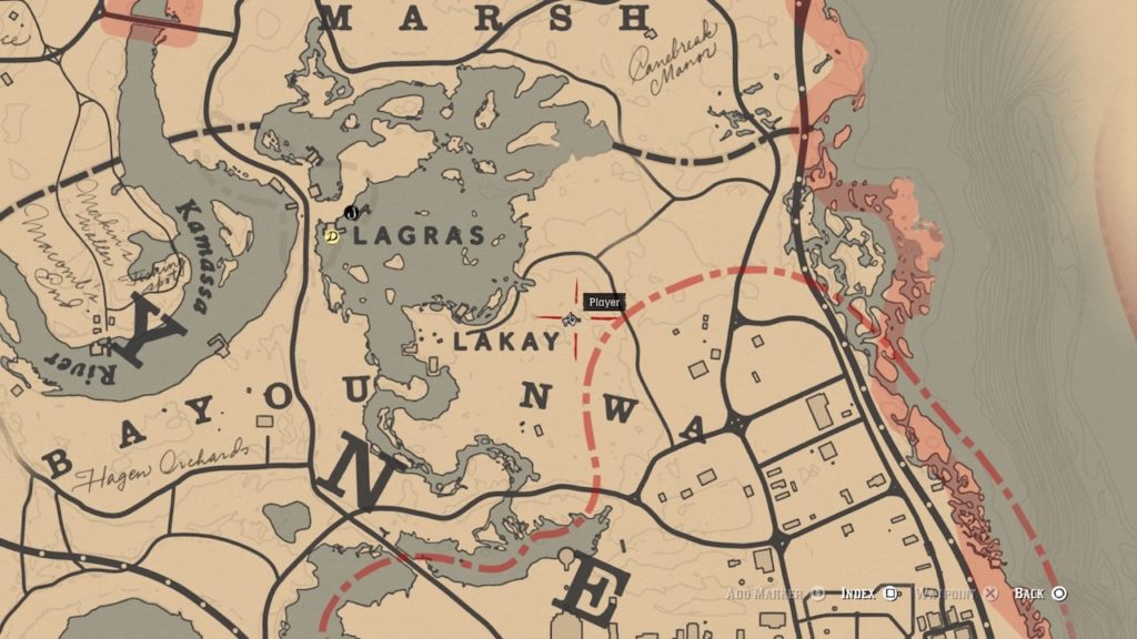 red dead redemption 2 mini church map