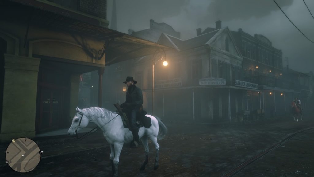 red dead redemption 2 saint denis white arabian