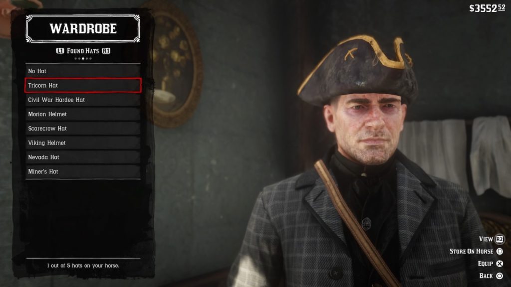 red dead redemption 2 tricorn hat