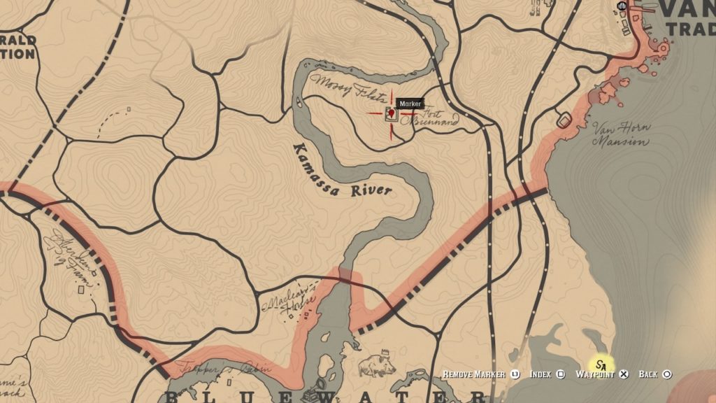 red dead redemption 2 hardee hat map