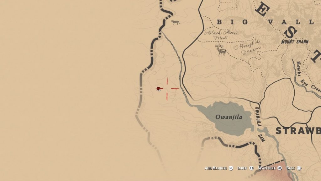 red dead redemption 2 pagan skull mask map
