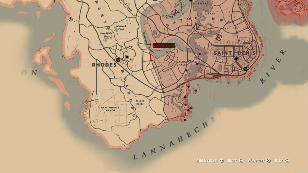 red dead redemption 2 quest map 7