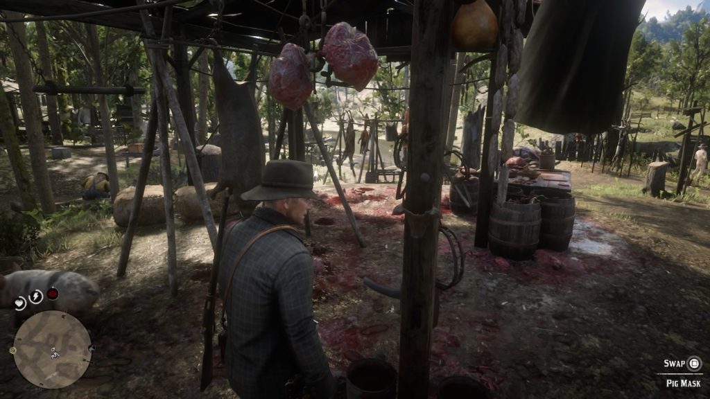 red dead redemption 2 butcher stall