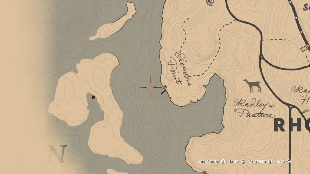 red dead redemption 2 tricorn hat map