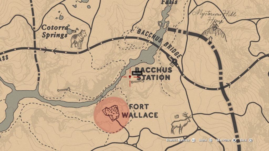 red dead 2 bacchus station carving map