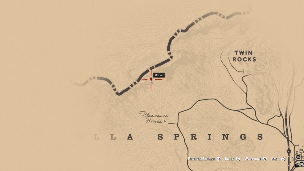 red dead 2 cholla springs north map