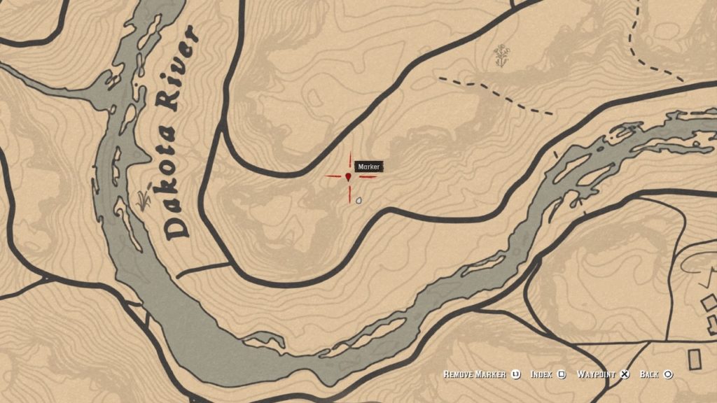 red dead 2 cumberland forest south bone map