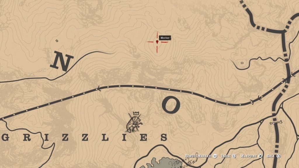 red dead 2 grizzlies north map