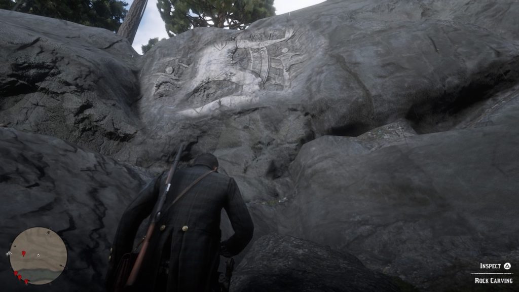 red dead 2 whinyard strait carving